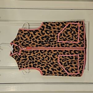 Crewcuts animal print puff vest